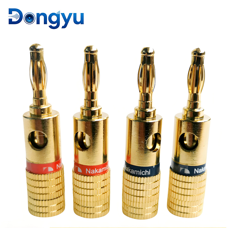 Audio Music For Video - 4MM Nakamichi Banana Connector Plugs Jack