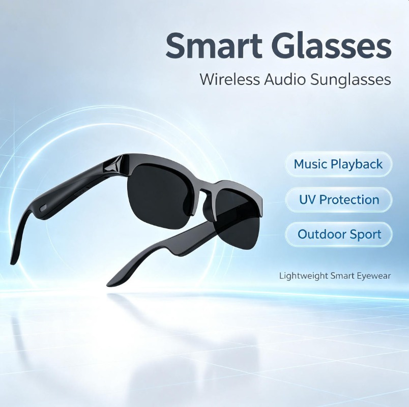 Audio Music For Video - 2026 Smart Audio Sunglasses Bluetooth Call