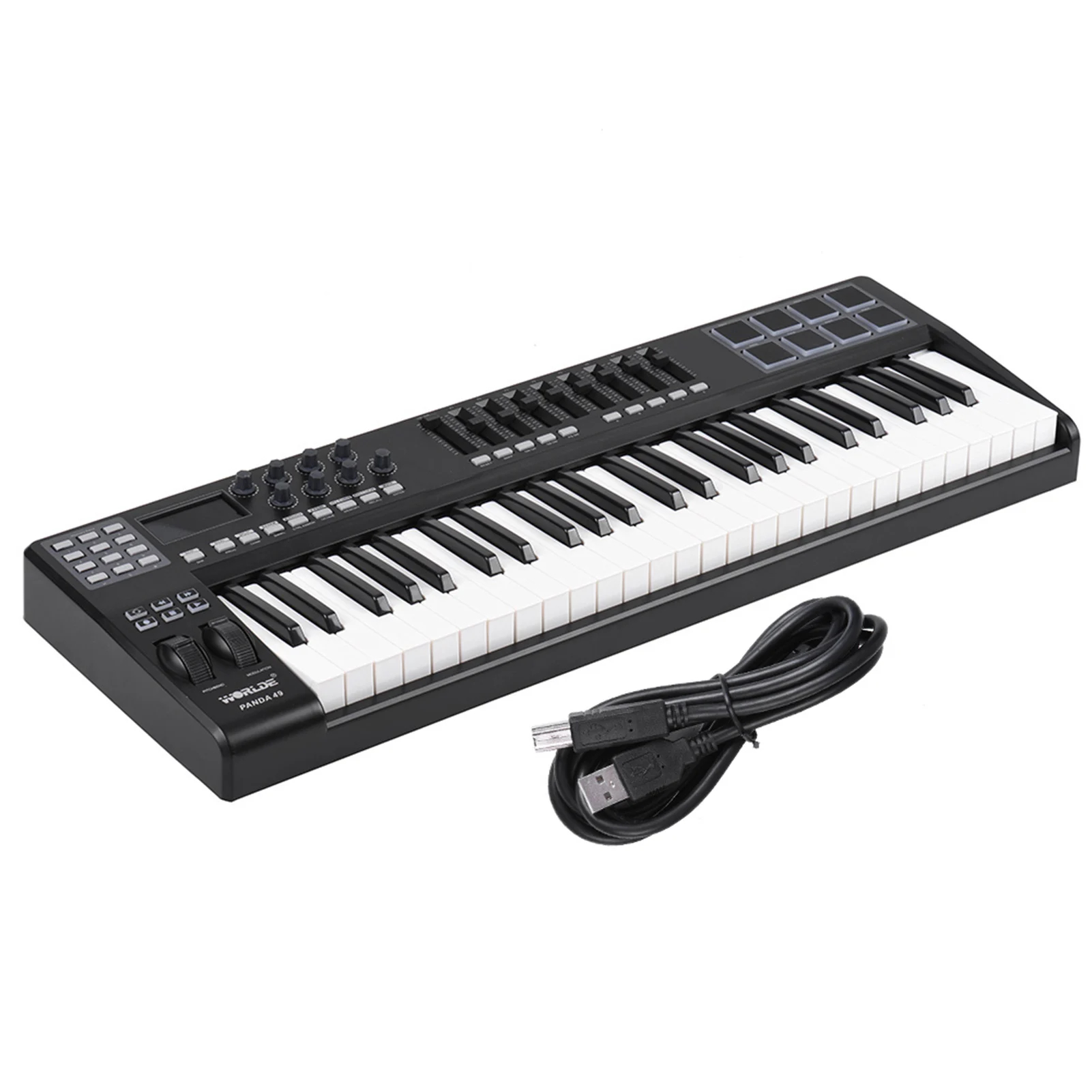 Midi Controller Pad - WORLDE PANDA49 Edu Pack | 49Key+8RGB