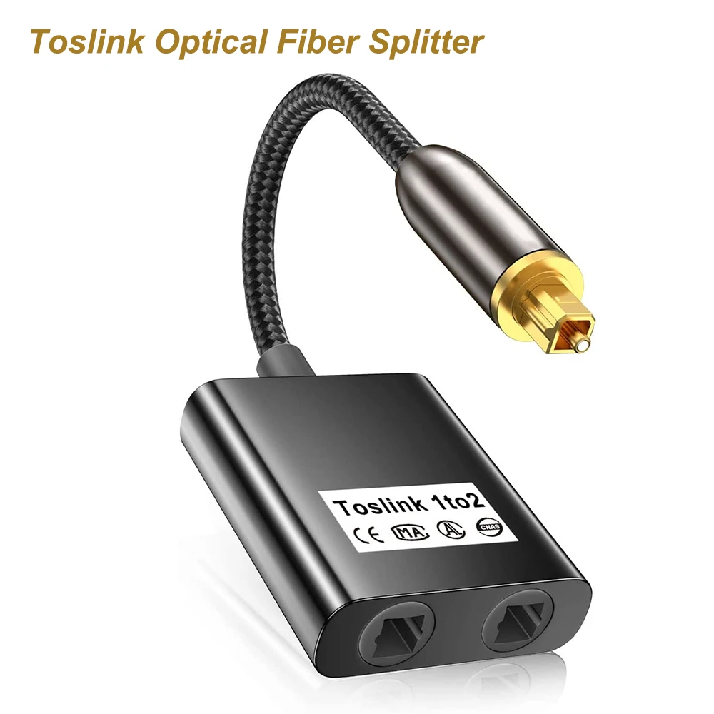 Audio Music Splitter - 1 Male Input to 2 Female