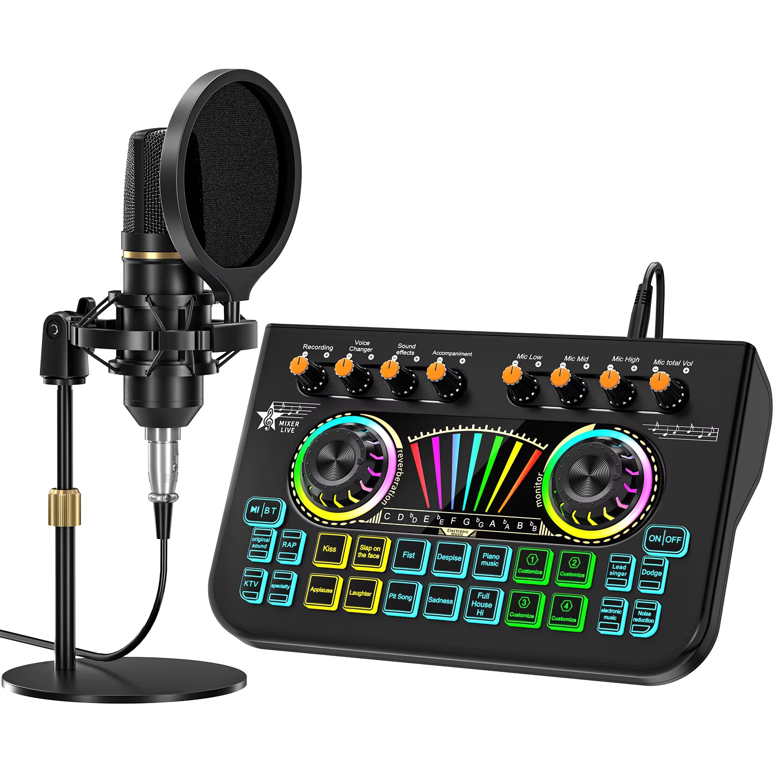 Audio Youtube Music Free - Tenlamp X3 BM800 Podcast Microphone Bundle