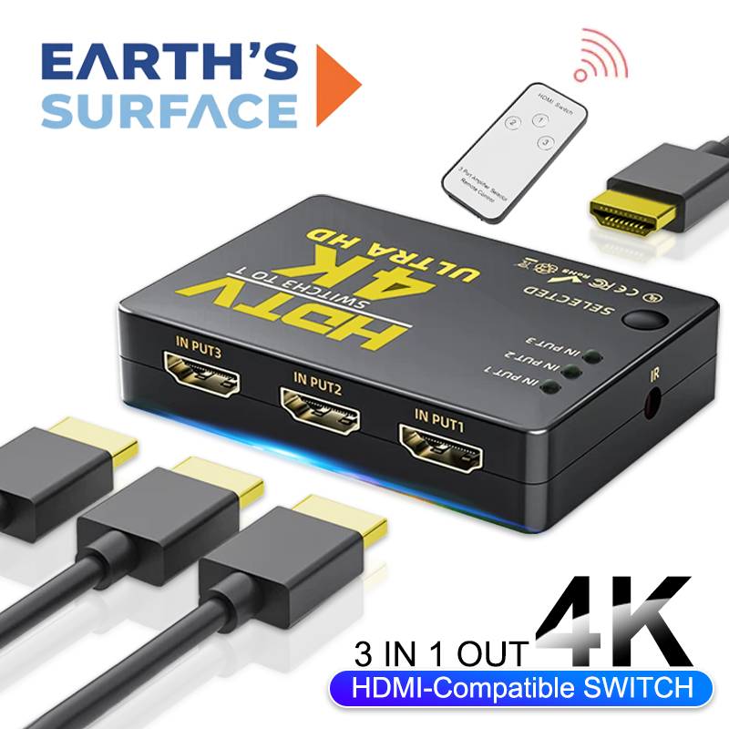 3 Input 1 Output HDMI-Compatib - đánh giá và giá Audio Music Splitter