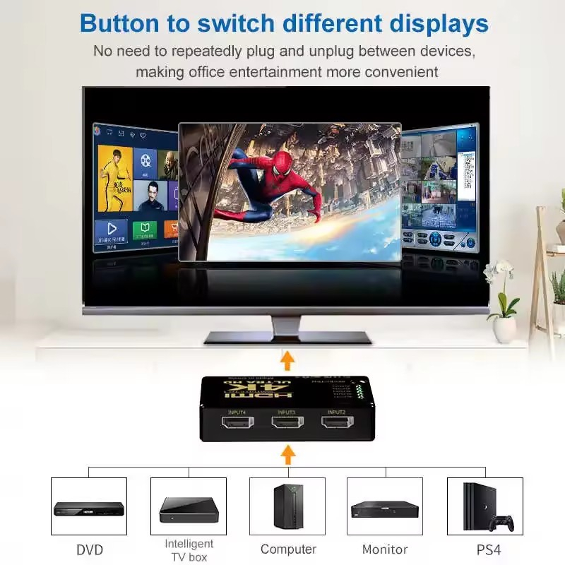 3 Input 1 Output HDMI-Compatib - đánh giá và giá Audio Music Splitter