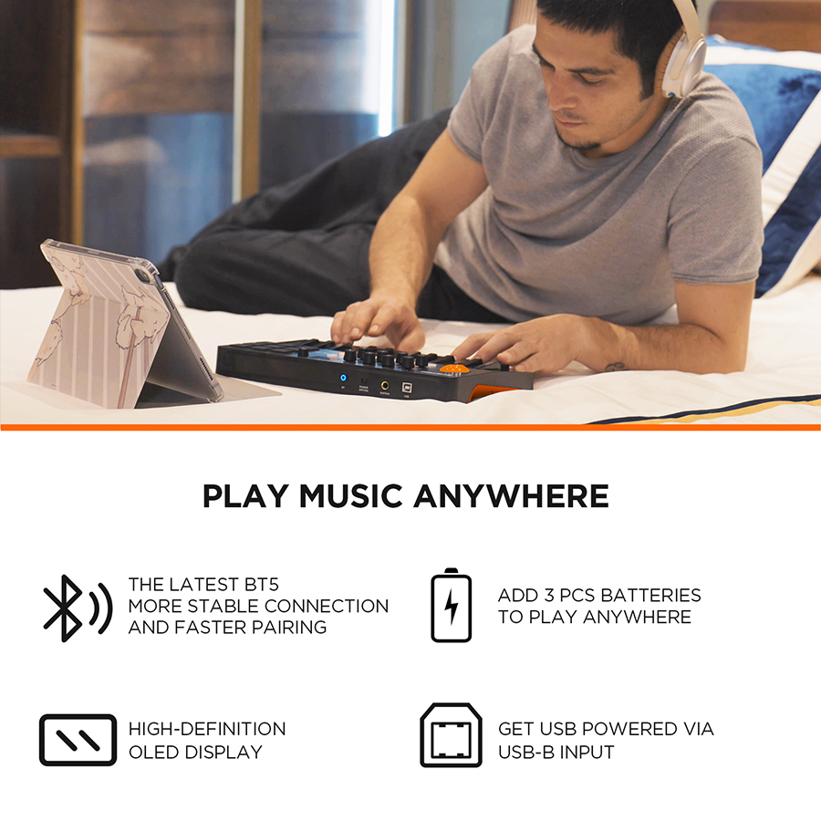 Keyboard MIDI Controller With  - đánh giá và giá Midi Controller Pad