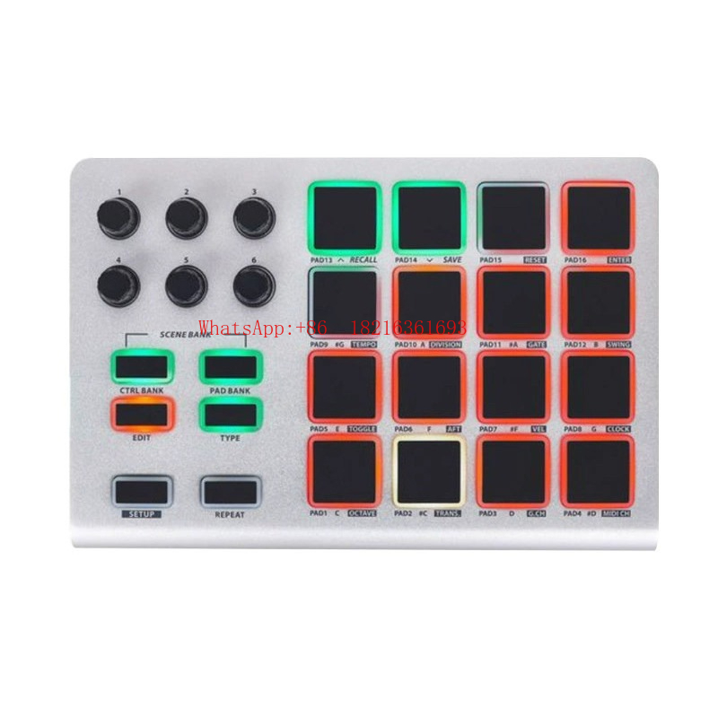 20.26NEW Portable Slim Aluminu - đánh giá và giá Midi Controller Pad