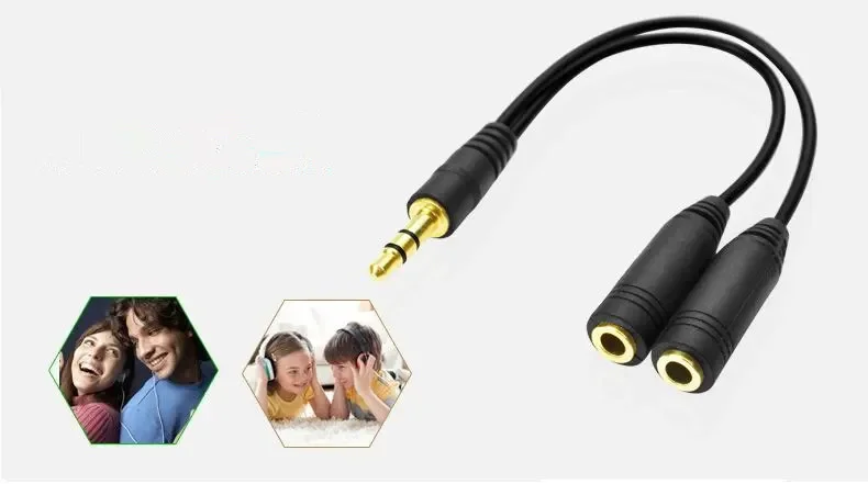 Tai Nghe Bộ Chia Dây Cáp Nối D - đánh giá và giá Audio Music Splitter