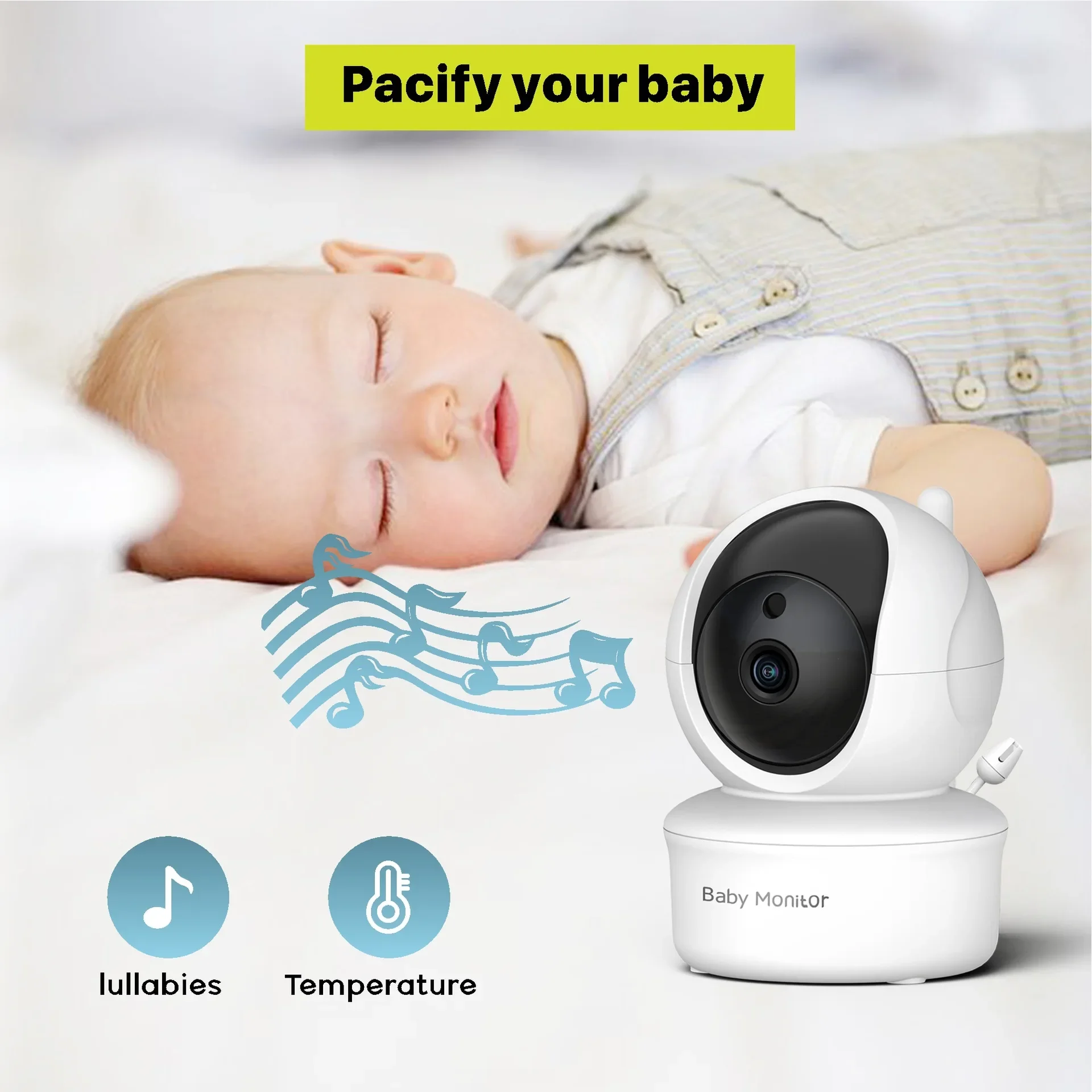 5.0 Inch Video Baby Monitor Wi - đánh giá và giá Audio Music For Video