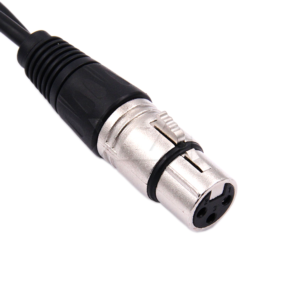30cm 3 Pin XLR FEMALE Jack To  - đánh giá và giá Audio Music Splitter