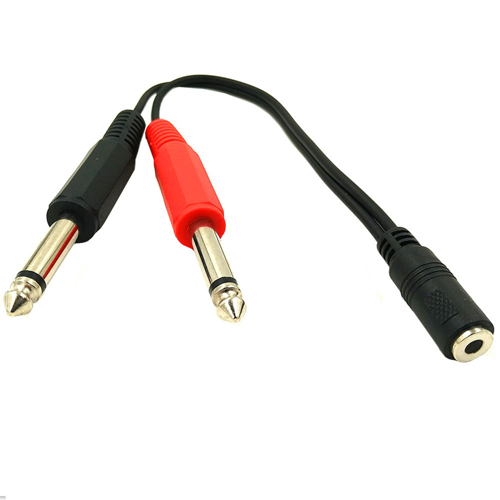 6.35 Mm Male To 2 6.35 Mm 3.5m - đánh giá và giá Audio Music Splitter