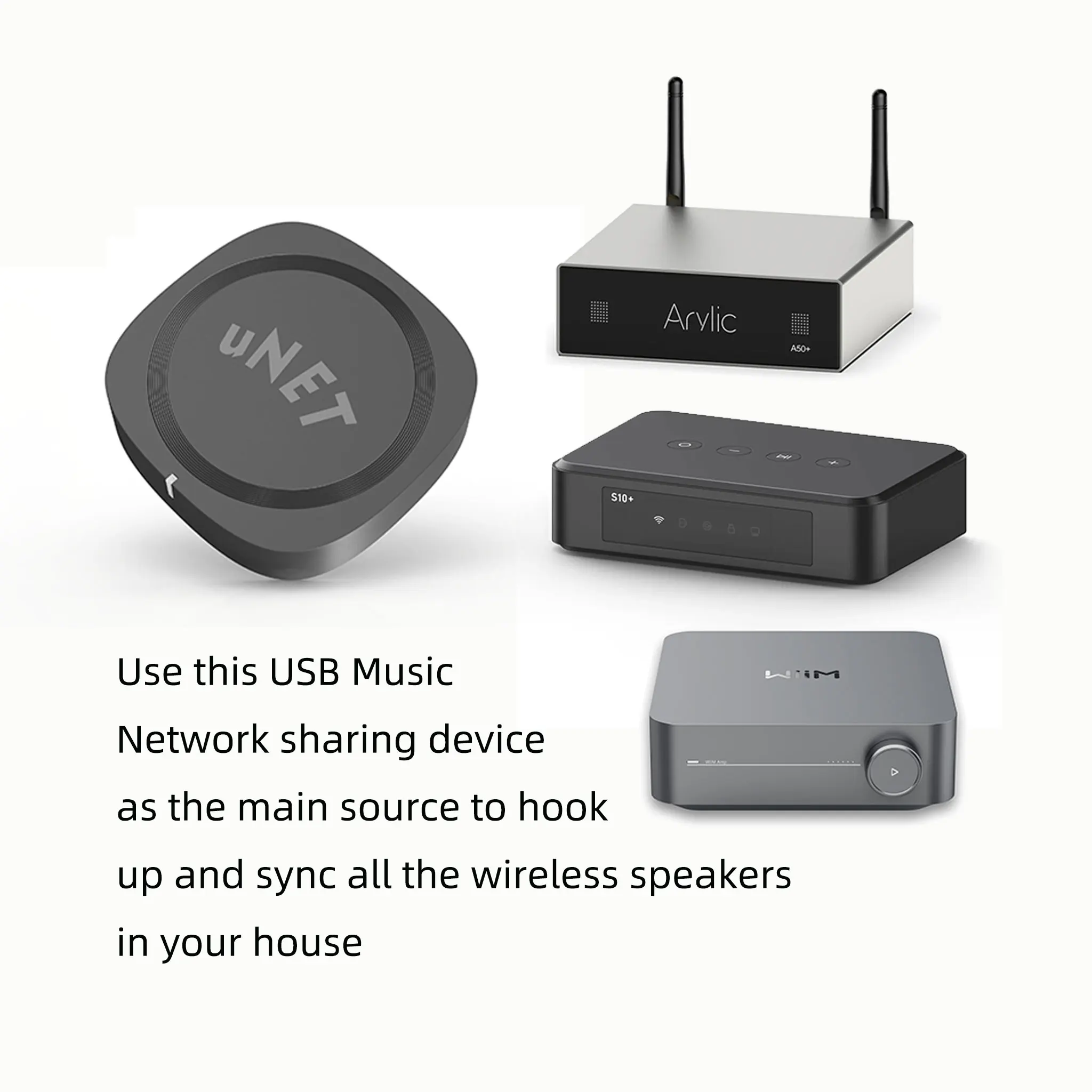 Audiocast uNET - USB Music Net - đánh giá và giá Audio Music Network