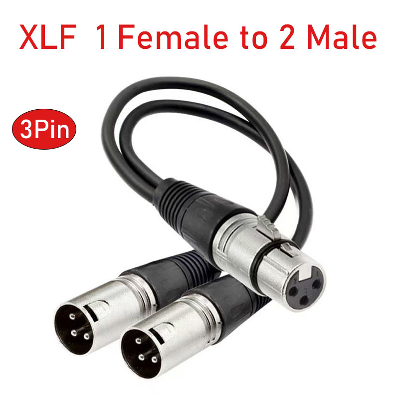 XLR Splitter Cable 3 Pin Femal - đánh giá và giá Audio Music Splitter