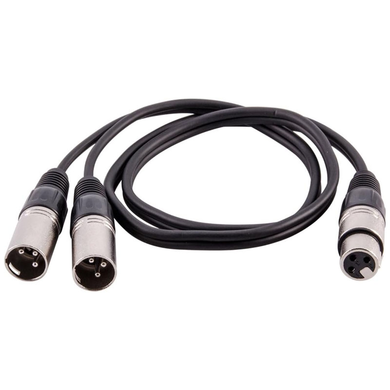 XLR Splitter Cable 3 Pin Femal - đánh giá và giá Audio Music Splitter