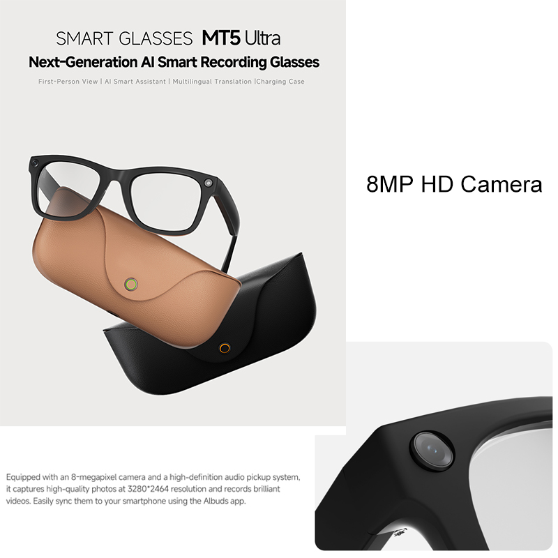 2026 AI smart Glasses HD 800W  - đánh giá và giá Audio Music Voice