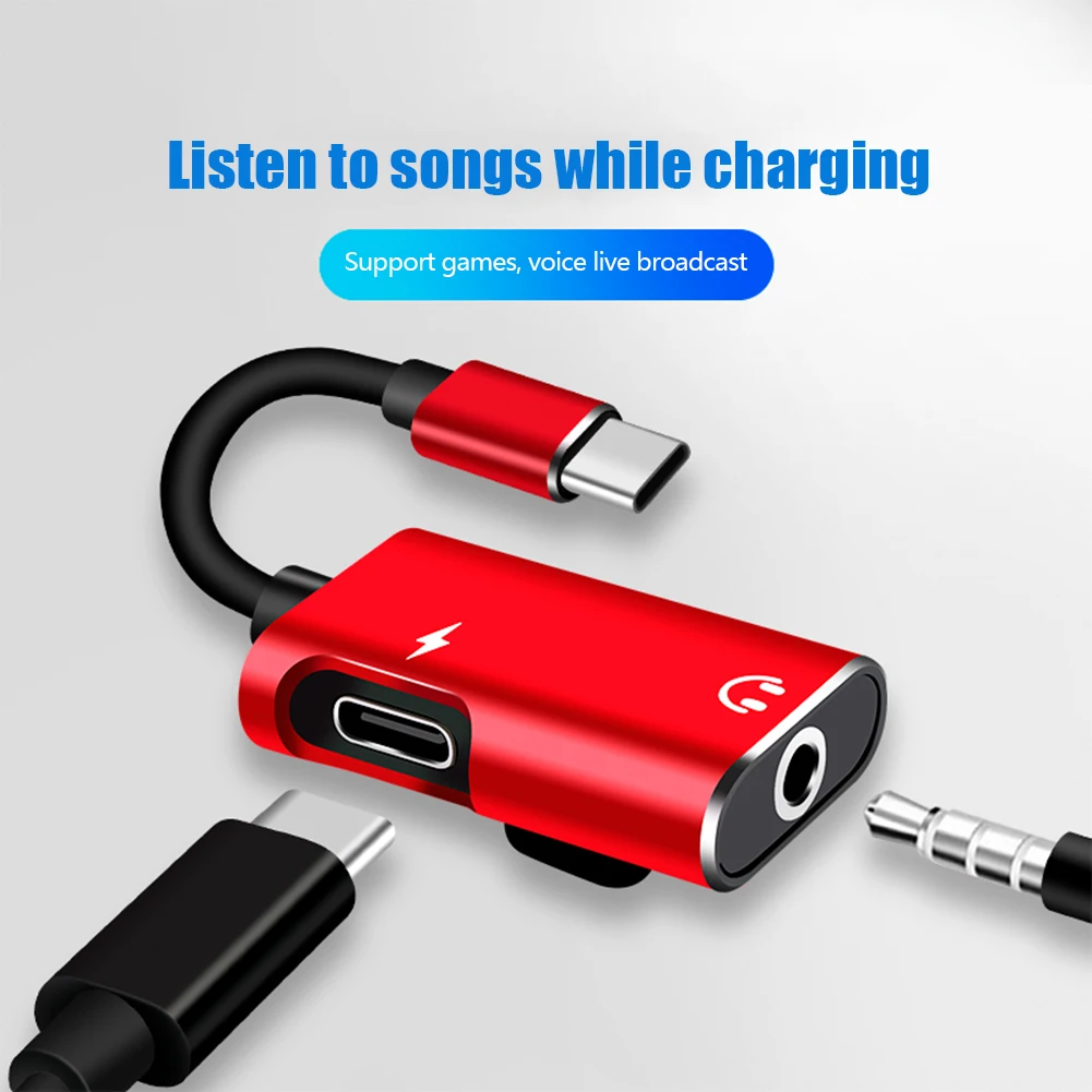 2-in-1 USB-C to 3.5mm Jack Ada - đánh giá và giá Audio Music Splitter