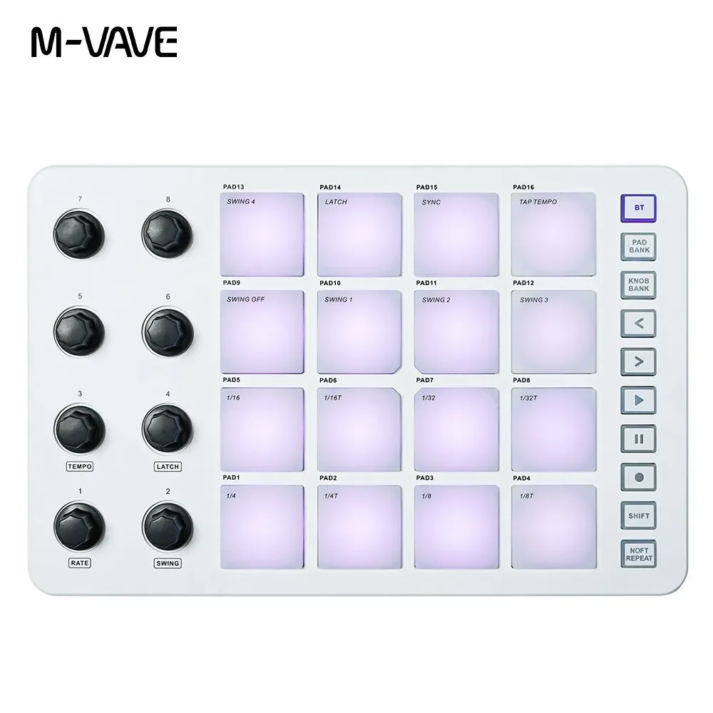 M-VAVE SMC-PAD Launch Pad USB- - đánh giá và giá Midi Controller Pad