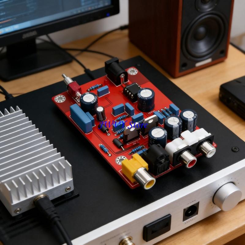573A TDA1543 CS8412 DAC Bộ Giả - đánh giá và giá Enhance Audio Music Quality