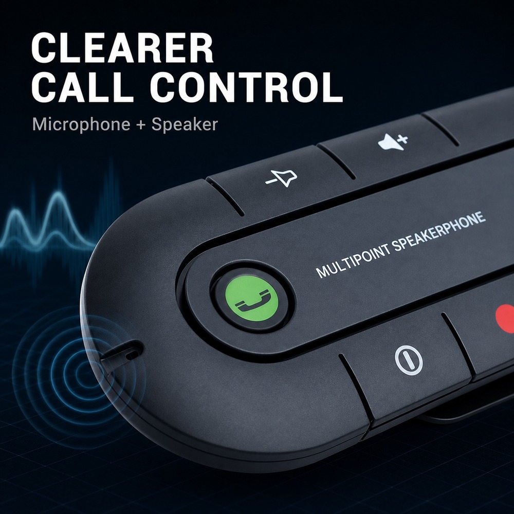 Bluetooth 4.1 Car Speakerphone - đánh giá và giá Audio Music Voice
