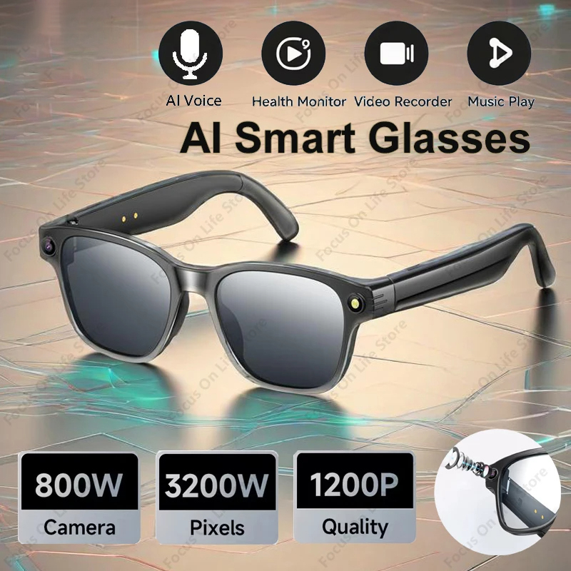 AI Smart Glasses 8 Million Cam - đánh giá và giá Audio Music For Video