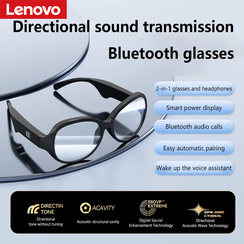 Lenovo Smart Bluetooth Glasses - đánh giá và giá Audio Music Voice