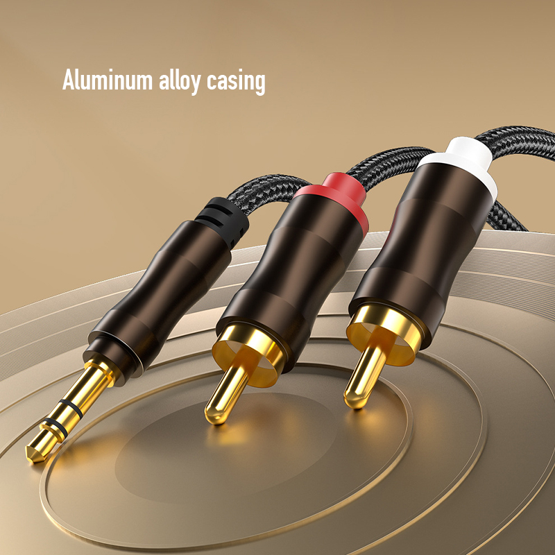 RCA To 3.5 mm Jack Aux Audio C - đánh giá và giá Audio Music Splitter