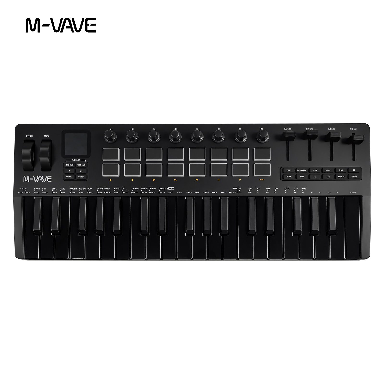 M-VAVE SMK-37 USB MIDI Control - đánh giá và giá Midi Controller Pad