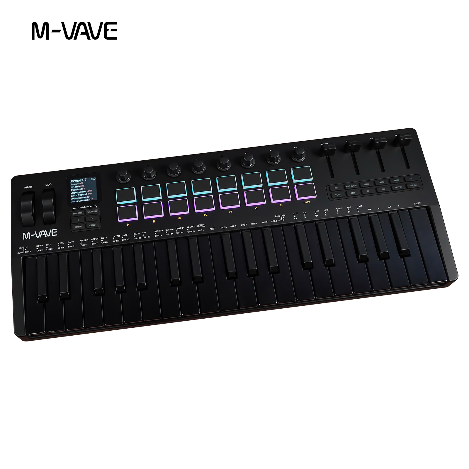 M-VAVE SMK-37 USB MIDI Control - đánh giá và giá Midi Controller Pad