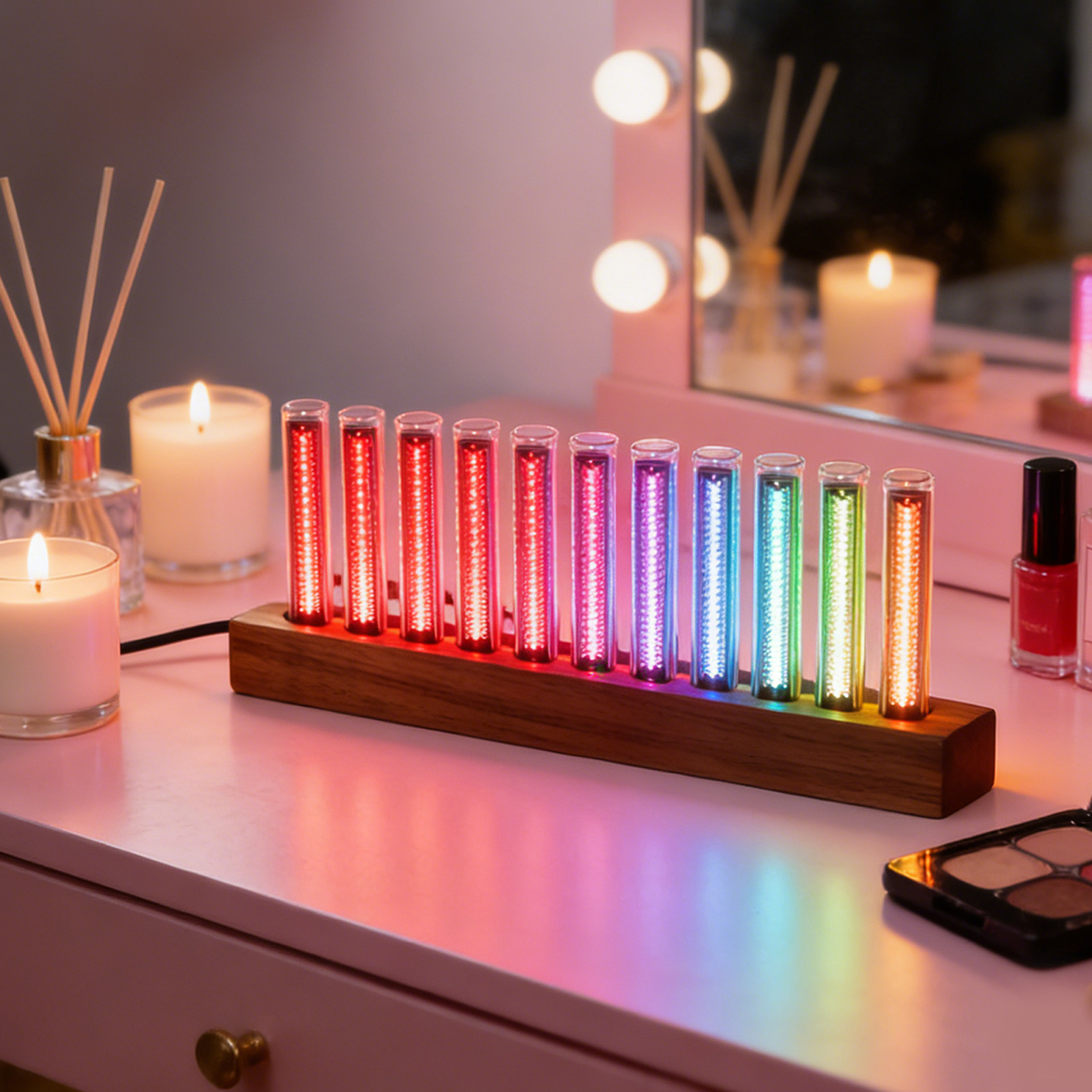 LED Music Spectrum Display Hom - đánh giá và giá Audio Youtube Music Free